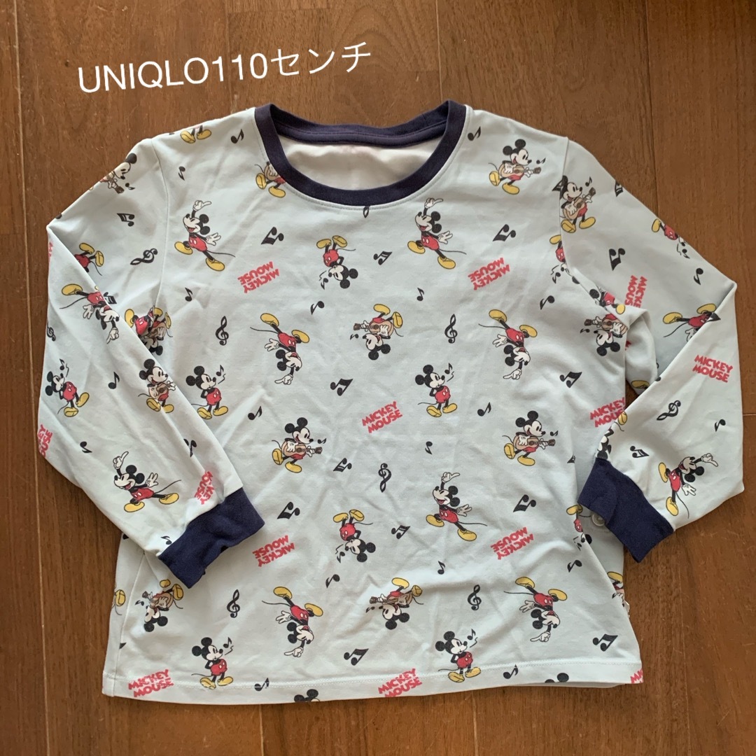 UNIQLO(ユニクロ)のUNIQLO長袖パジャマ キッズ/ベビー/マタニティのキッズ服男の子用(90cm~)(パジャマ)の商品写真