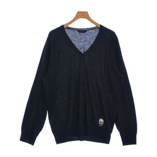 Alexander McQueen - ALEXANDER MCQUEEN ニット・セーター XXL 黒 【古着】【中古】