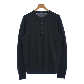 ドルチェアンドガッバーナ(DOLCE&GABBANA)のDOLCE&GABBANA ニット・セーター 54(XL位) 黒 【古着】【中古】(ニット/セーター)