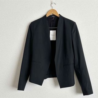 theory - 新品　Theory 定番 TAILOR LANAIノーカラージャケットブラック