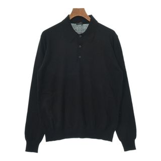 プラダ(PRADA)のPRADA プラダ ニット・セーター 50(XL位) 黒 【古着】【中古】(ニット/セーター)