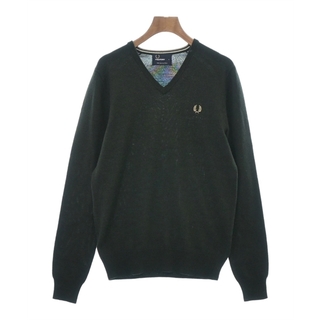 FRED PERRY - FRED PERRY フレッドペリー ニット・セーター S 緑 【古着】【中古】