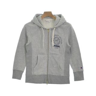 チャンピオン(Champion)のCHAMPION チャンピオン パーカー M ライトグレー 【古着】【中古】(パーカー)