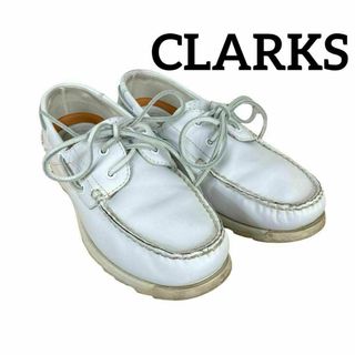 クラークス(Clarks)のクラークス　コンフォートシューズ　アクティブエアー　白　ホワイト(スニーカー)