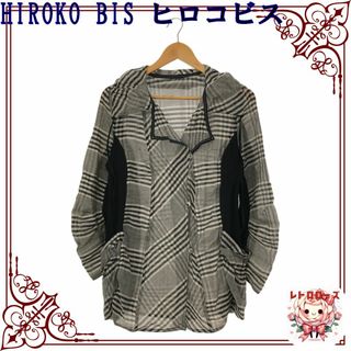 ヒロコビス(HIROKO BIS)のHIROKO BIS ヒロコビス ジャケット アウター 長袖 薄手 大きいサイズ(テーラードジャケット)