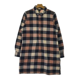 patagonia パタゴニア ワンピース S 紺xピンクx白(チェック) 【古着】【中古】