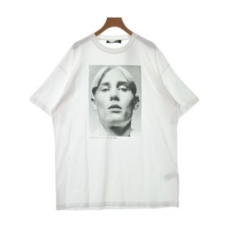 ラフシモンズ(RAF SIMONS)のRAF SIMONS ラフシモンズ Tシャツ・カットソー XL 白 【古着】【中古】(Tシャツ/カットソー(半袖/袖なし))