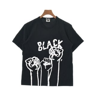 ブラックコムデギャルソン(BLACK COMME des GARCONS)のBLACK COMME des GARCONS Tシャツ・カットソー L 黒 【古着】【中古】(Tシャツ/カットソー(半袖/袖なし))