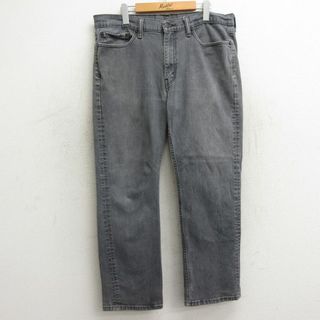 リーバイス(Levi's)のW38★古着 リーバイス Levis 514 ジーンズ メンズ グレー デニム 24feb16 中古 ボトムス ジーパン Gパン ロング パンツ(ワークパンツ/カーゴパンツ)