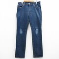 W33★古着 リーバイス Levis 511 ジーンズ メンズ ポーランド製 濃紺 ネイビー デニム 24feb17 中古 ボトムス ジーパン Gパン ロング パンツ