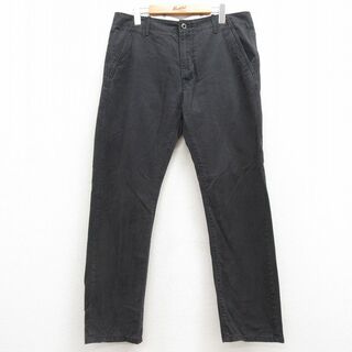 リーバイス(Levi's)のW37★古着 リーバイス Levis パンツ メンズ コットン 黒 ブラック 24feb19 中古 ボトムス ロング(ワークパンツ/カーゴパンツ)