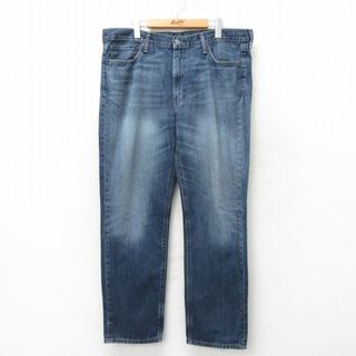 リーバイス(Levi's)のW38★古着 リーバイス Levis 541 ジーンズ メンズ ヒゲ コットン 紺 ネイビー デニム 24feb19 中古 ボトムス ジーパン Gパン ロング パンツ(ワークパンツ/カーゴパンツ)