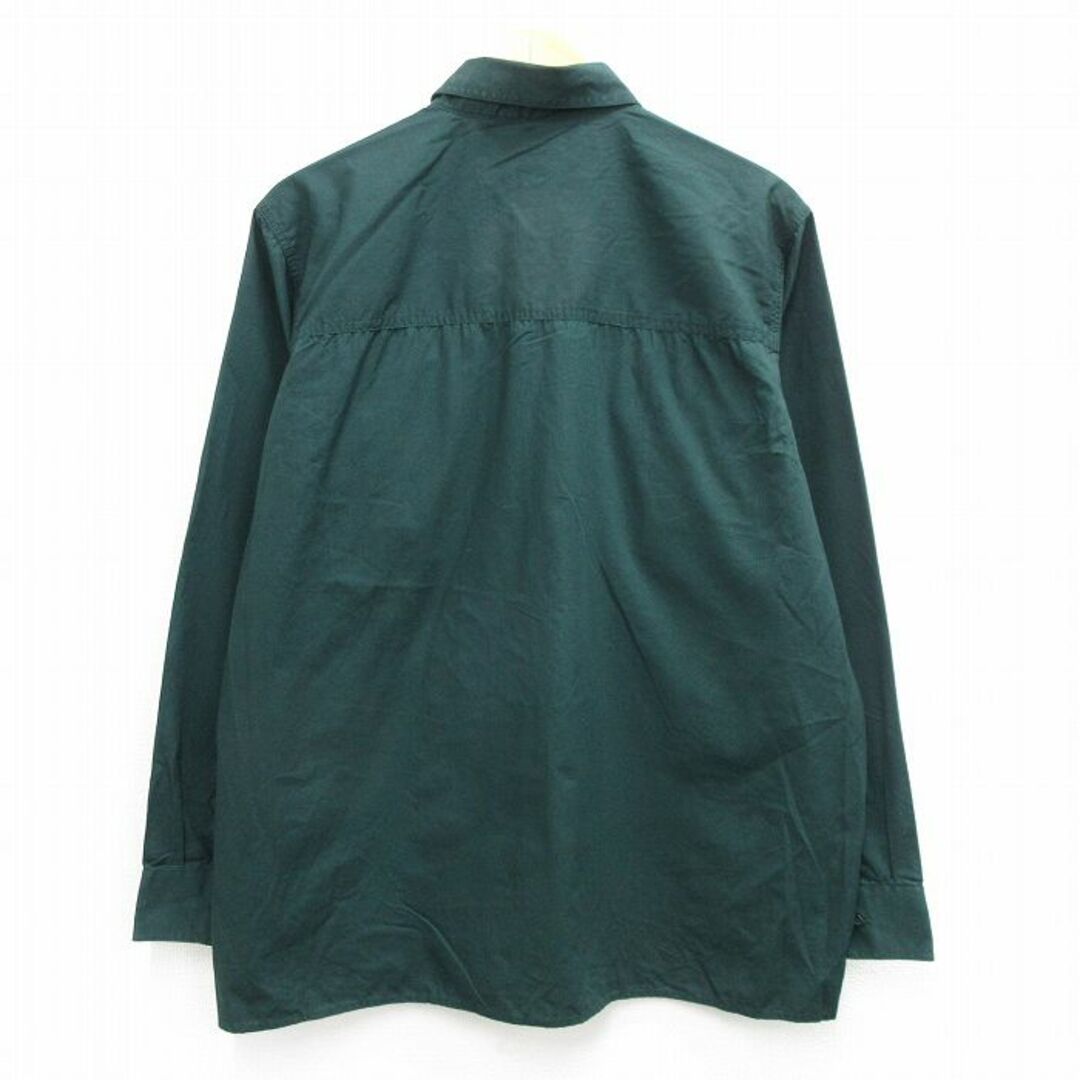 XL★古着 HABAND 長袖 シャツ メンズ 緑 グリーン 24feb20 中古 トップス メンズのトップス(シャツ)の商品写真