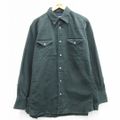 XL★古着 ラングラー Wrangler 長袖 ウエスタン シャツ メンズ 大…