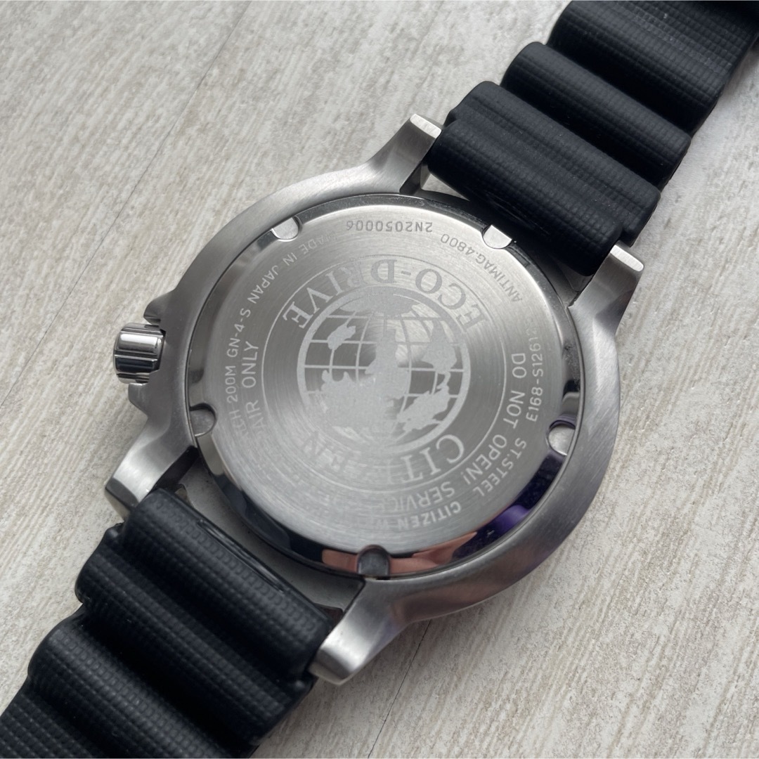 CITIZEN(シチズン)のシチズン　エコドライブ　ダイバー　[美品] メンズの時計(腕時計(アナログ))の商品写真