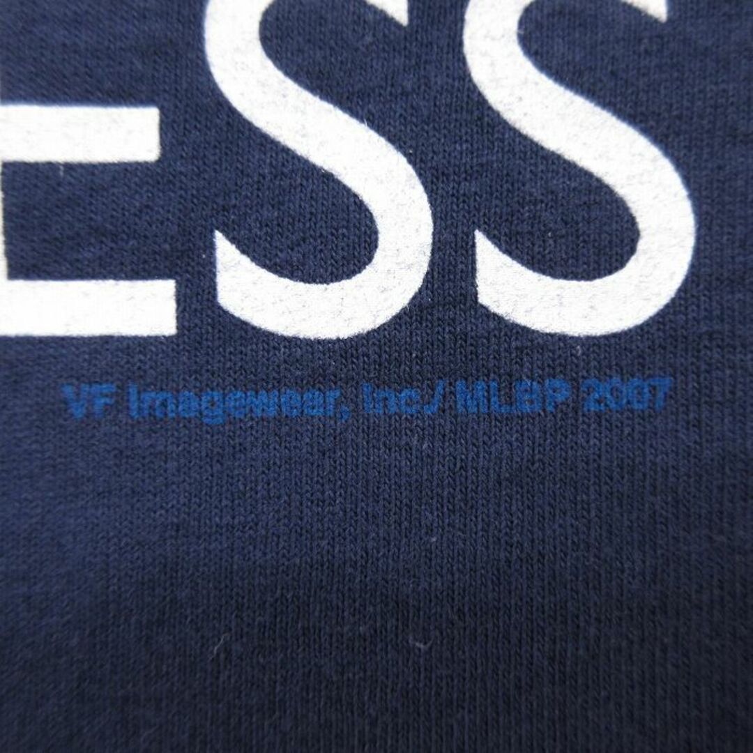 Lee(リー)のXL★古着 リー Lee 半袖 ビンテージ Tシャツ メンズ 00年代 00s MLB ボストンレッドソックス コットン クルーネック 紺 ネイビー メジャーリーグ ベースボール 野球 24feb20 中古 メンズのトップス(Tシャツ/カットソー(半袖/袖なし))の商品写真