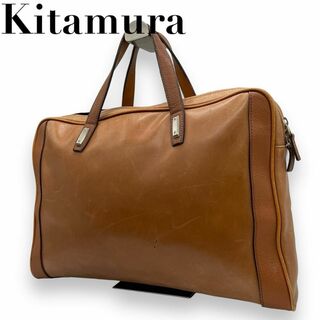 キタムラ(Kitamura)のKitamura キタムラ　s47 ビジネスバッグ　本革　トートバッグ　ブラウン(ビジネスバッグ)