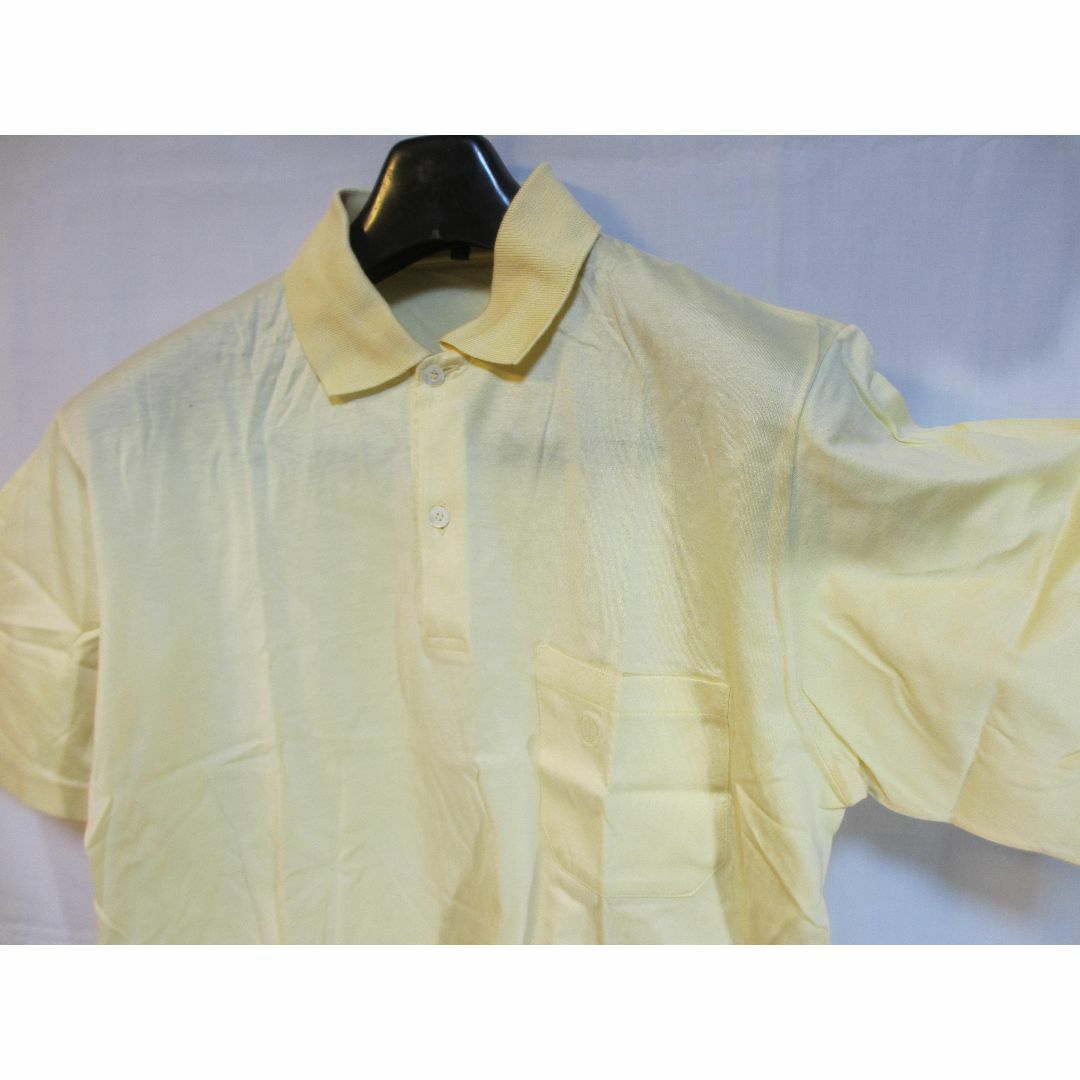 Dunhill(ダンヒル)のdunhill ダンヒル　半袖 イエロー ポロシャツ イタリア製 Ｌサイズ程度 メンズのトップス(ポロシャツ)の商品写真