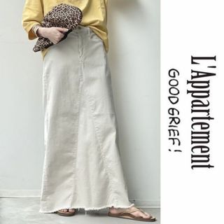 L'Appartement DEUXIEME CLASSE - アパルトモン GOOD GRIEF Line Fringe Hem Skirt