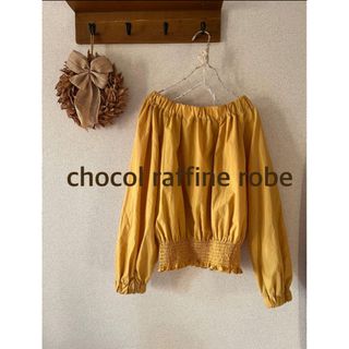 ショコラフィネローブ(chocol raffine robe)のショコラフィネローブ chocol raffine カットソー オフショルダー(シャツ/ブラウス(半袖/袖なし))