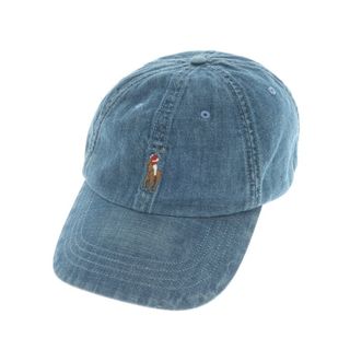 ポロラルフローレン(POLO RALPH LAUREN)の【中古】ポロ ラルフローレン Polo Ralph Lauren シャンブレー BBキャップ 帽子 ブルー【メンズ】(キャップ)