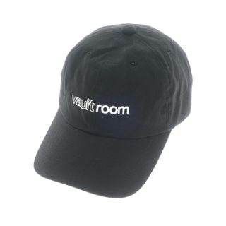 【中古】ボルトルーム vaultroom コットン ベースボール キャップ ブラック【ユニセックス】(キャップ)