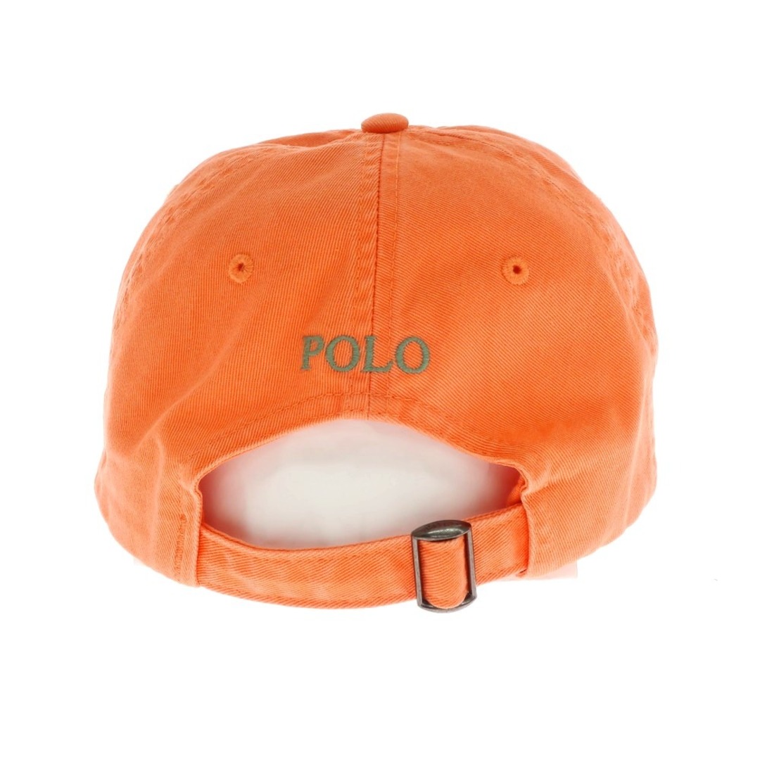 POLO RALPH LAUREN(ポロラルフローレン)の【中古】ポロ ラルフローレン Polo Ralph Lauren ツイルコットン ベースボール キャップ ネオンオレンジ【サイズONE　SIZE（59cm）】【メンズ】 メンズの帽子(キャップ)の商品写真