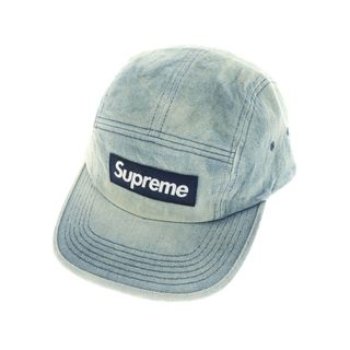 シュプリーム(Supreme)の【中古】シュプリーム Supreme 2024年春夏 Washed Chino Twill Camp Cap キャップ インディゴxベージュ【サイズONE　SIZE（58cm）】【メンズ】(キャップ)