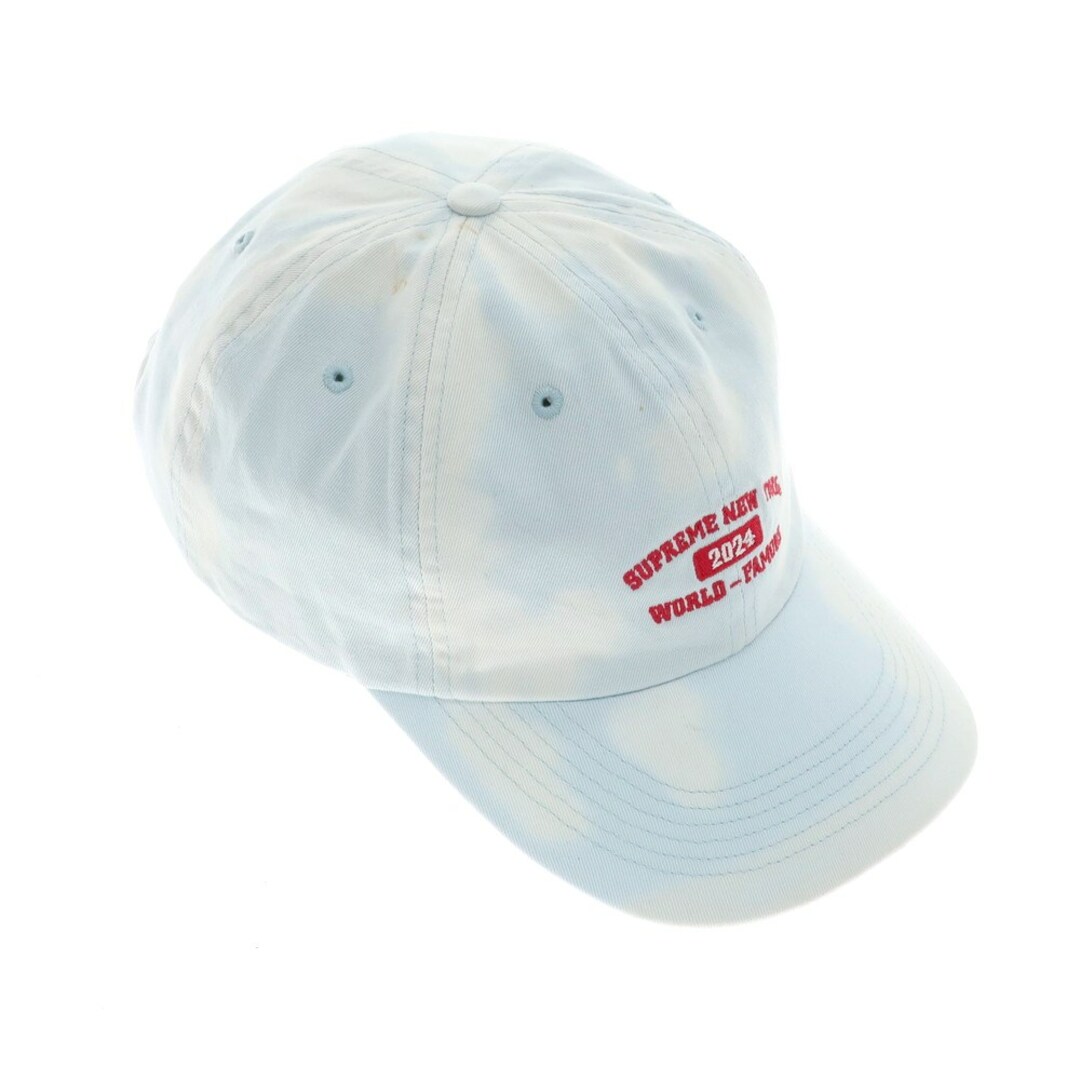 Supreme(シュプリーム)の【中古】シュプリーム Supreme 2024年春夏 New York Arc 6-Panel ベースボール キャップ ライトブルーxホワイト【サイズONE　SIZE（58cm）】【メンズ】 メンズの帽子(キャップ)の商品写真