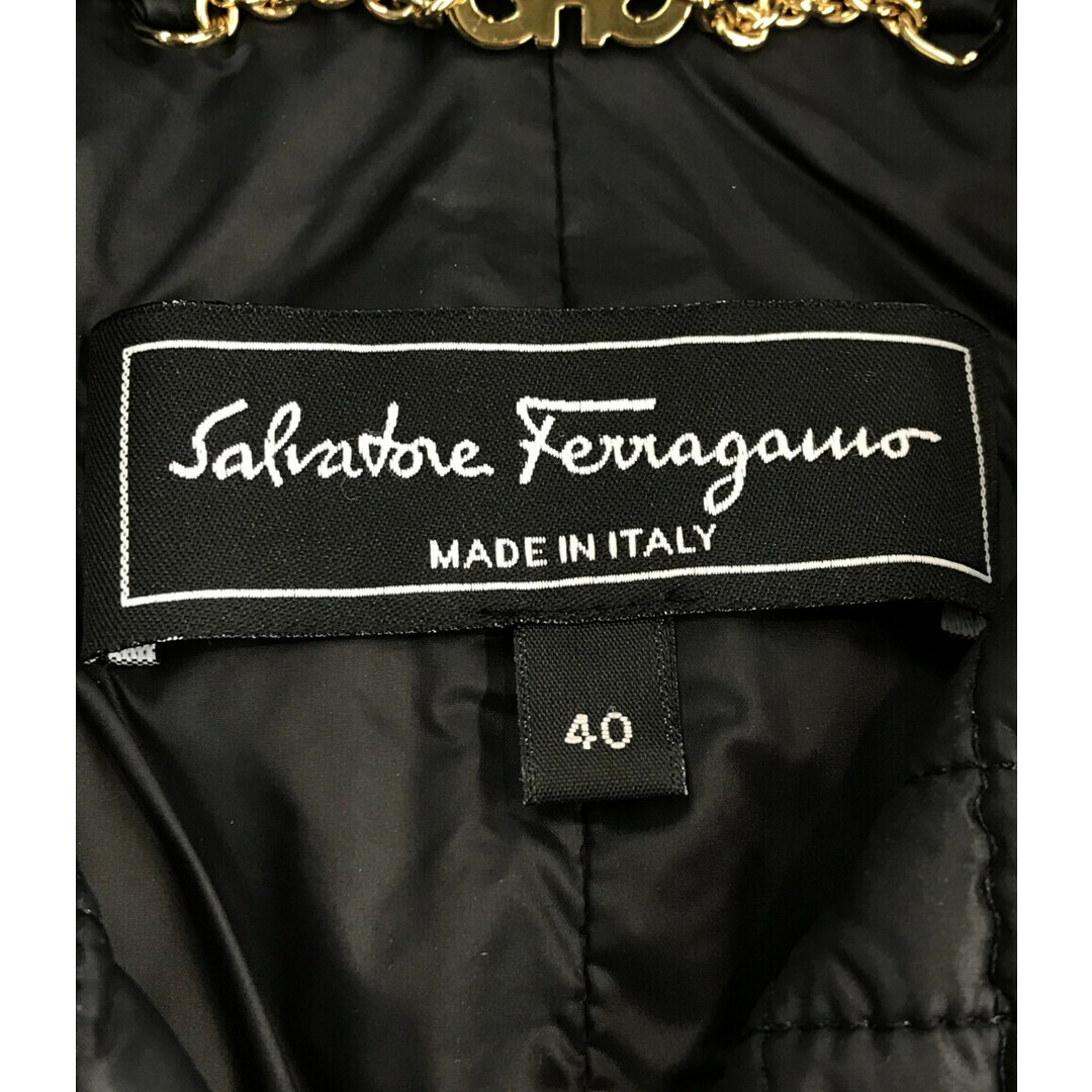 Salvatore Ferragamo(サルヴァトーレフェラガモ)の美品 サルバトーレフェラガモ キルティングジャケット レディース 40 レディースのジャケット/アウター(その他)の商品写真