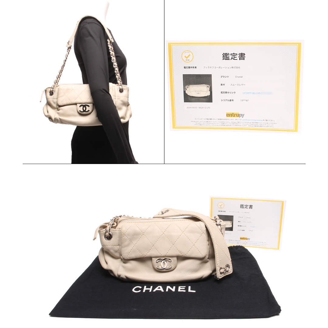 CHANEL(シャネル)のシャネル レザーワンショルダーバッグ ココマーク シルバー金具 レディース レディースのバッグ(ショルダーバッグ)の商品写真