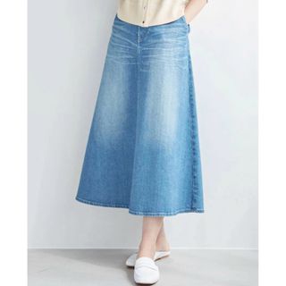 ニジュウサンク(23区)の23区DENIM フレア デニム スカート(ロングスカート)