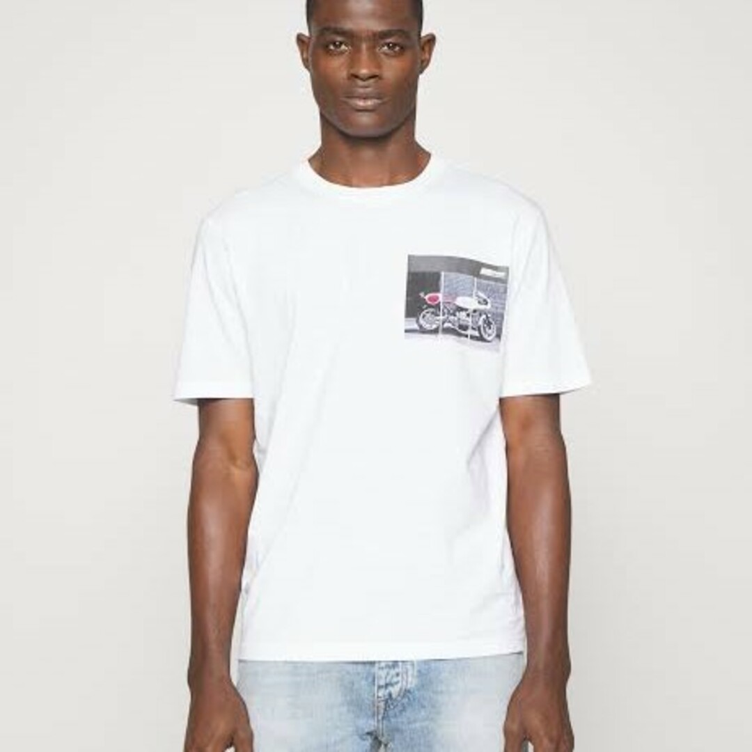 BOSS(ボス)の大谷選手愛用BOSS コットンジャージーTシャツ バイクプリント XL メンズのトップス(Tシャツ/カットソー(半袖/袖なし))の商品写真