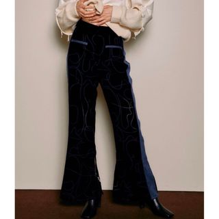 メゾンスペシャル(MAISON SPECIAL)のMaison special Burn Out Handout Pants 36(カジュアルパンツ)