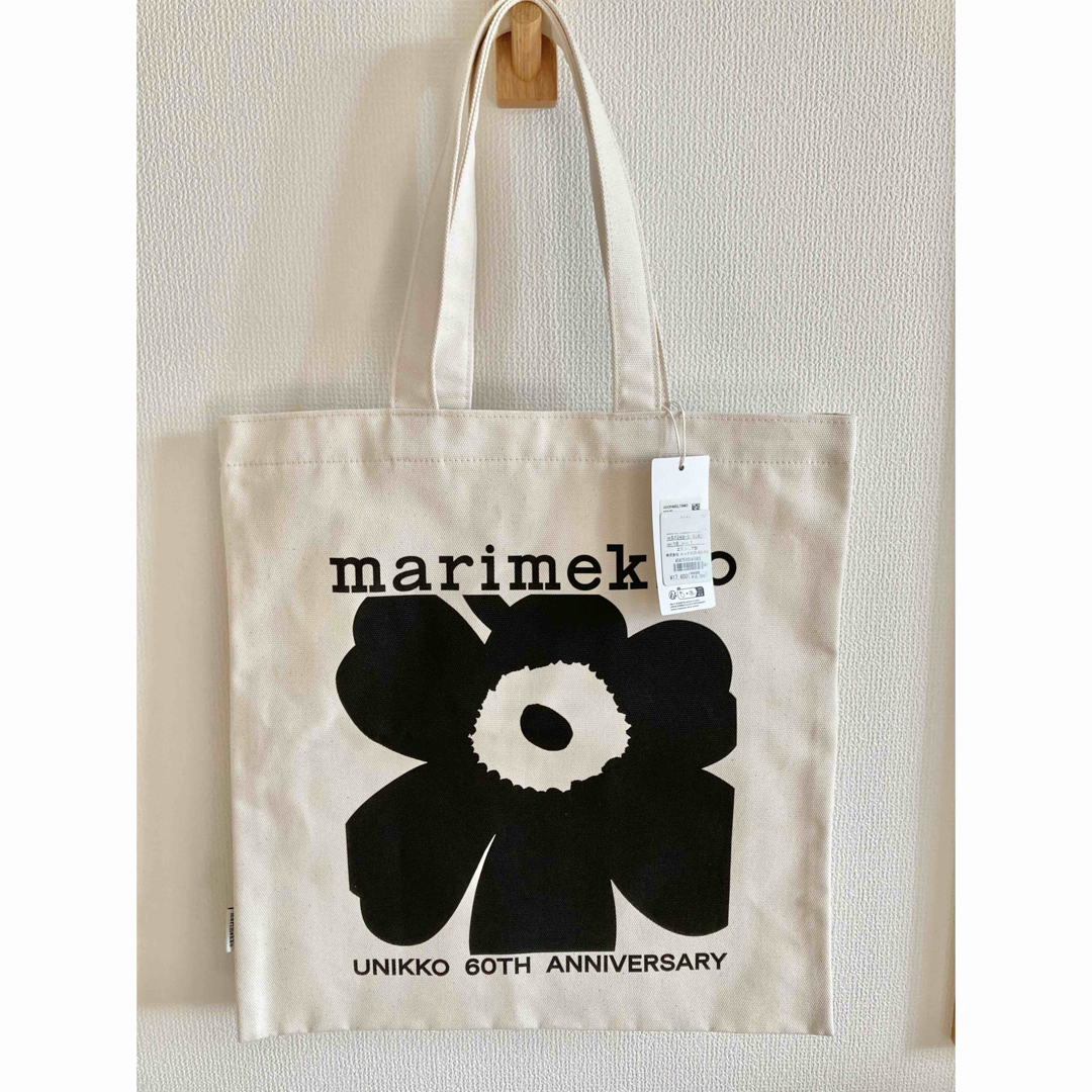 marimekko(マリメッコ)のUnikko 60th トートバッグ　マリメッコ レディースのバッグ(トートバッグ)の商品写真