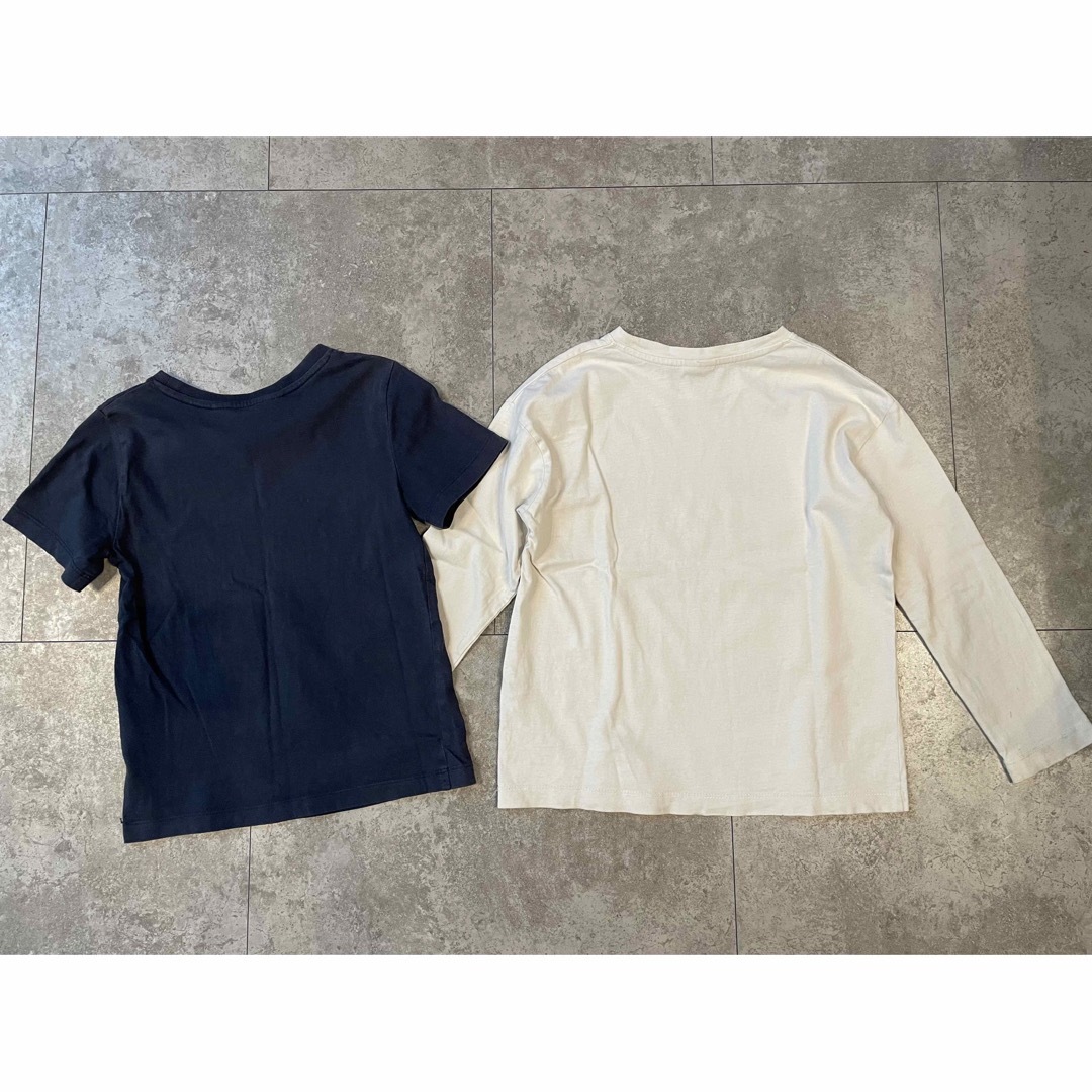 ZARA KIDS(ザラキッズ)のロゴT 2枚　120 キッズ/ベビー/マタニティのキッズ服男の子用(90cm~)(Tシャツ/カットソー)の商品写真