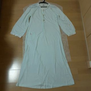 チュニック(TUNIC)のTUNIC ネグリジェ パジャマ M ミントグリーン 鴨居羊子 80年代 当時物(パジャマ)