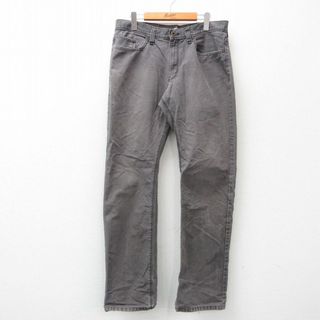 エディーバウアー(Eddie Bauer)のW36★古着 エディーバウアー パンツ メンズ ダック地 コットン グレー 24feb21 中古 ボトムス ロング(ワークパンツ/カーゴパンツ)