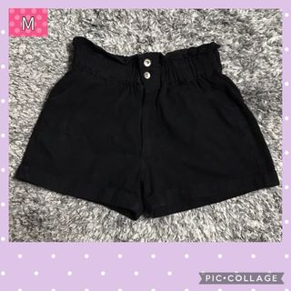 黒のショートパンツ　サイズM(ショートパンツ)