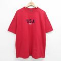 XL★古着 半袖 ビンテージ Tシャツ メンズ 00年代 00s USAロゴ …