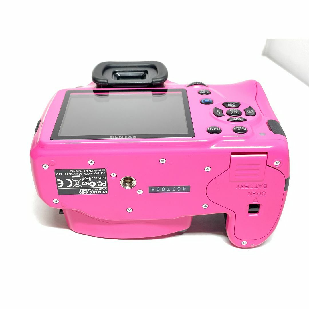 僅か259ショット ペンタックス K-50 ボディ ピンク デジタル一眼 僅か259ショット ペンタックス K-50 ボディ ピンク デジタル一眼