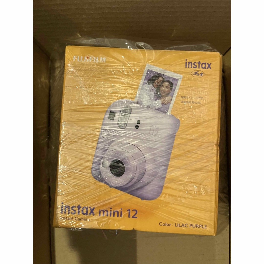 富士フイルム(フジフイルム)のチェキカメラ　INSTAX MINI 12 パープル スマホ/家電/カメラのカメラ(フィルムカメラ)の商品写真