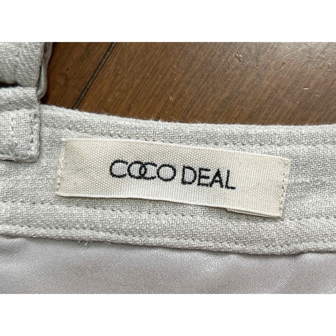 COCO DEAL(ココディール)のCOCO DEAL　 異素材チュールプリーツ　ベアワンピース レディースのワンピース(ロングワンピース/マキシワンピース)の商品写真