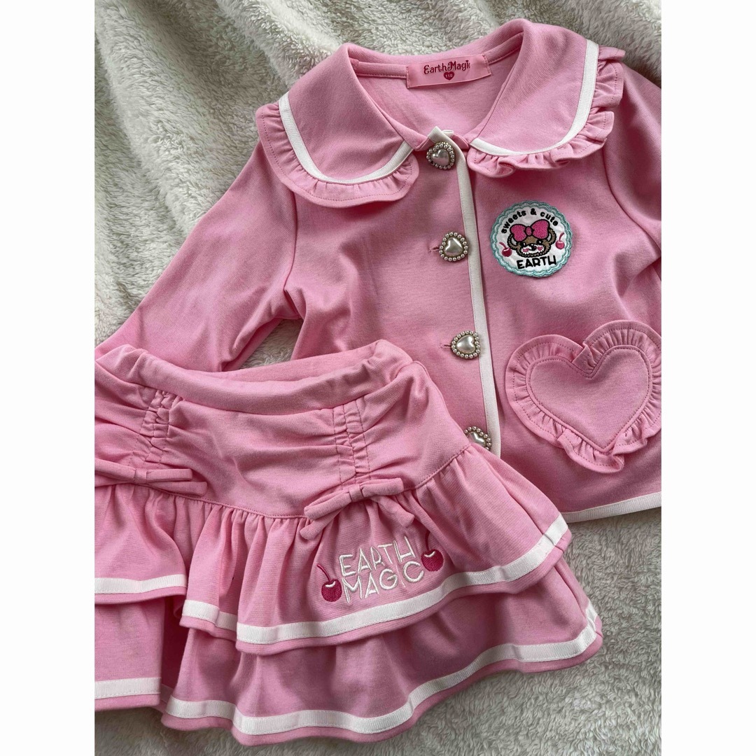 EARTHMAGIC(アースマジック)のアースマジック　フォーマル　110 セット キッズ/ベビー/マタニティのキッズ服女の子用(90cm~)(ドレス/フォーマル)の商品写真