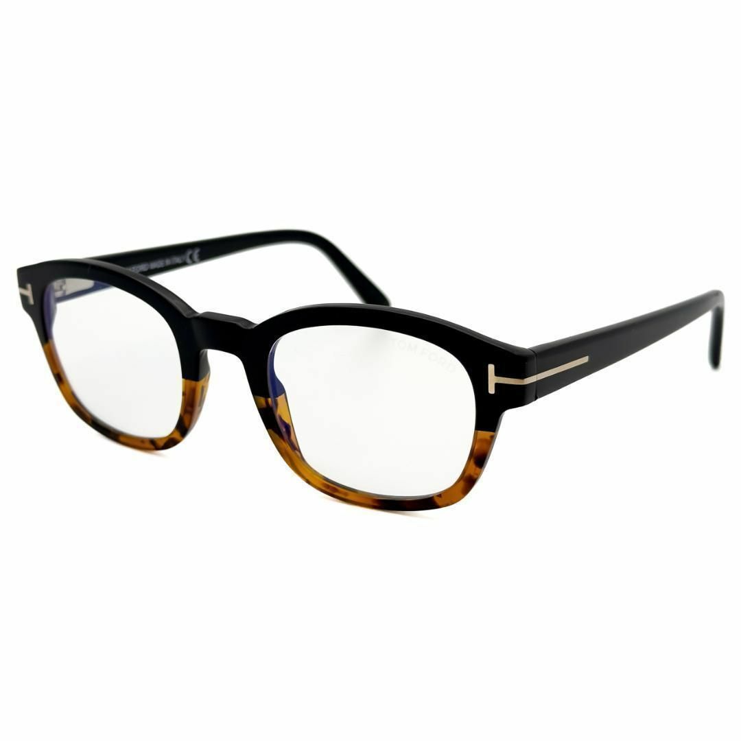 TOM FORD EYEWEAR(トムフォードアイウェア)の【新品/匿名】トムフォード PCメガネ TF5808 ブラック ハバナ イタリア メンズのファッション小物(サングラス/メガネ)の商品写真