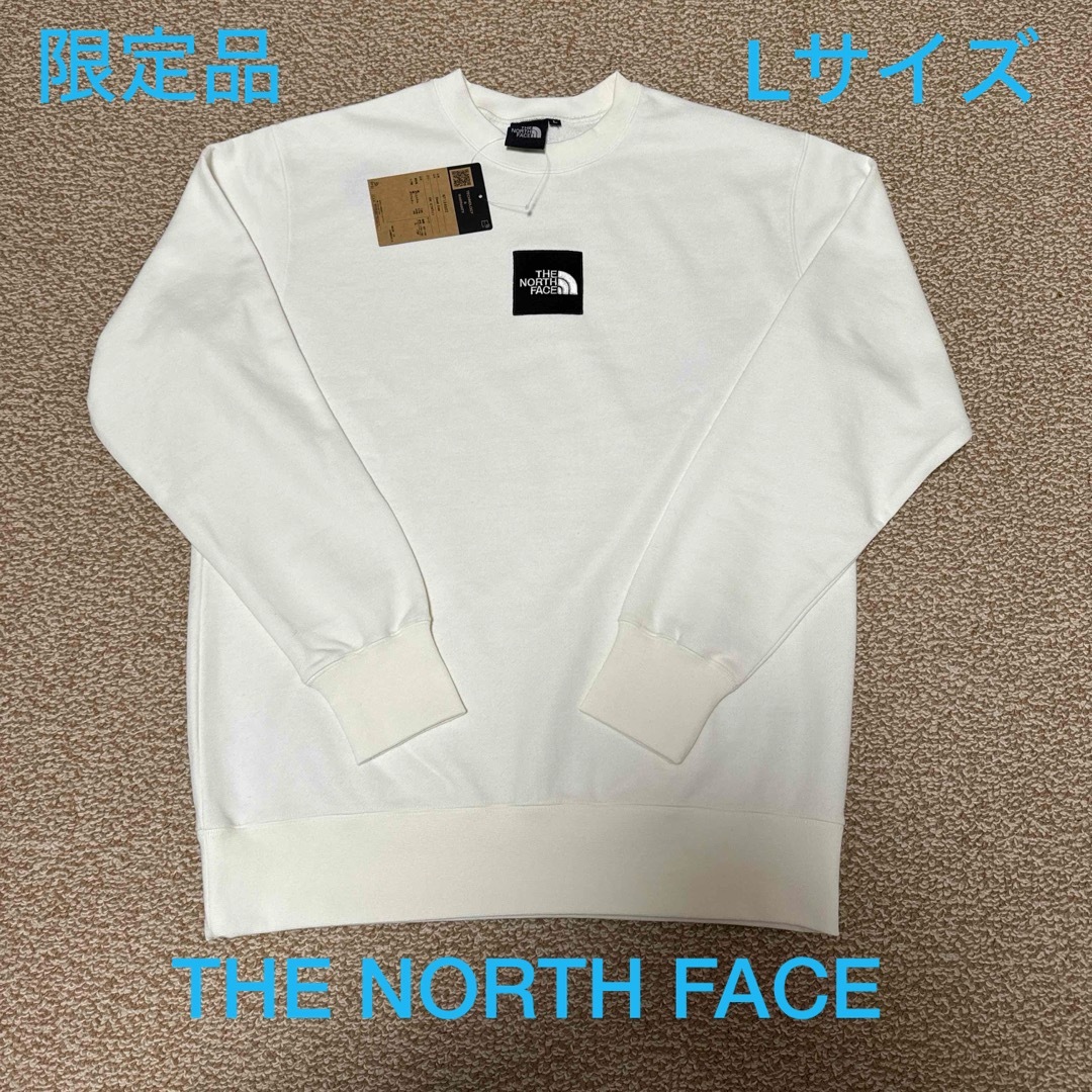 THE NORTH FACE(ザノースフェイス)のTHE NORTH FACE スウェット クルー オフホワイト Lサイズ メンズのトップス(スウェット)の商品写真