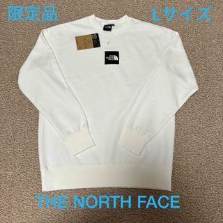 ザノースフェイス(THE NORTH FACE)のTHE NORTH FACE スウェット クルー オフホワイト Lサイズ(スウェット)