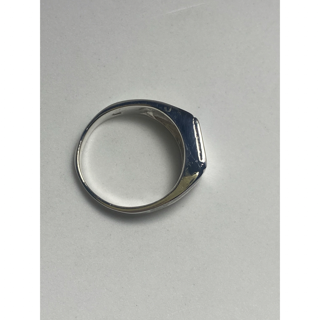 SILVER925リング　スクエアシグネット　シルバー925印台四角ハンコsかな メンズのアクセサリー(リング(指輪))の商品写真