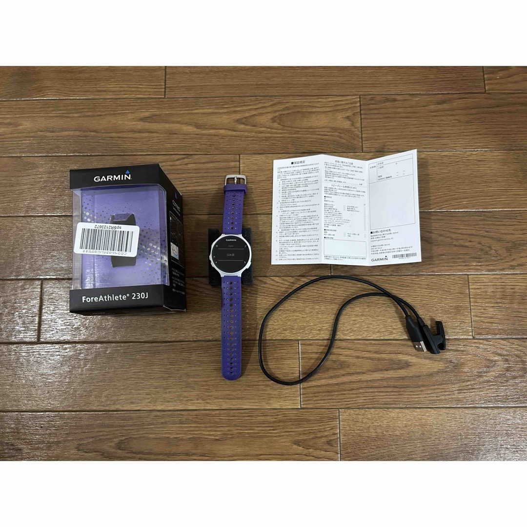 GARMIN(ガーミン)のGARMIN FOREATHLETE 230J PURPLESTRIKE スポーツ/アウトドアのスポーツ/アウトドア その他(その他)の商品写真