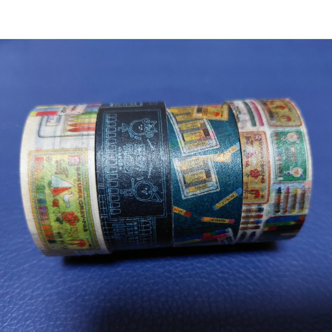 サクラクレパス(サクラクレパス)のサクラクレパス100周年マスキングテープ4巻き インテリア/住まい/日用品の文房具(テープ/マスキングテープ)の商品写真